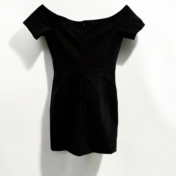 Line & Dot Cecil Off the Shoulder Cocktail/Party Little Black Dress NWT - Picture 3 of 6